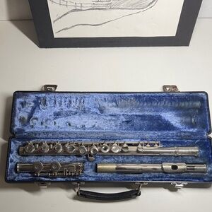 Olds Custom NA77N Slver Plated Flute